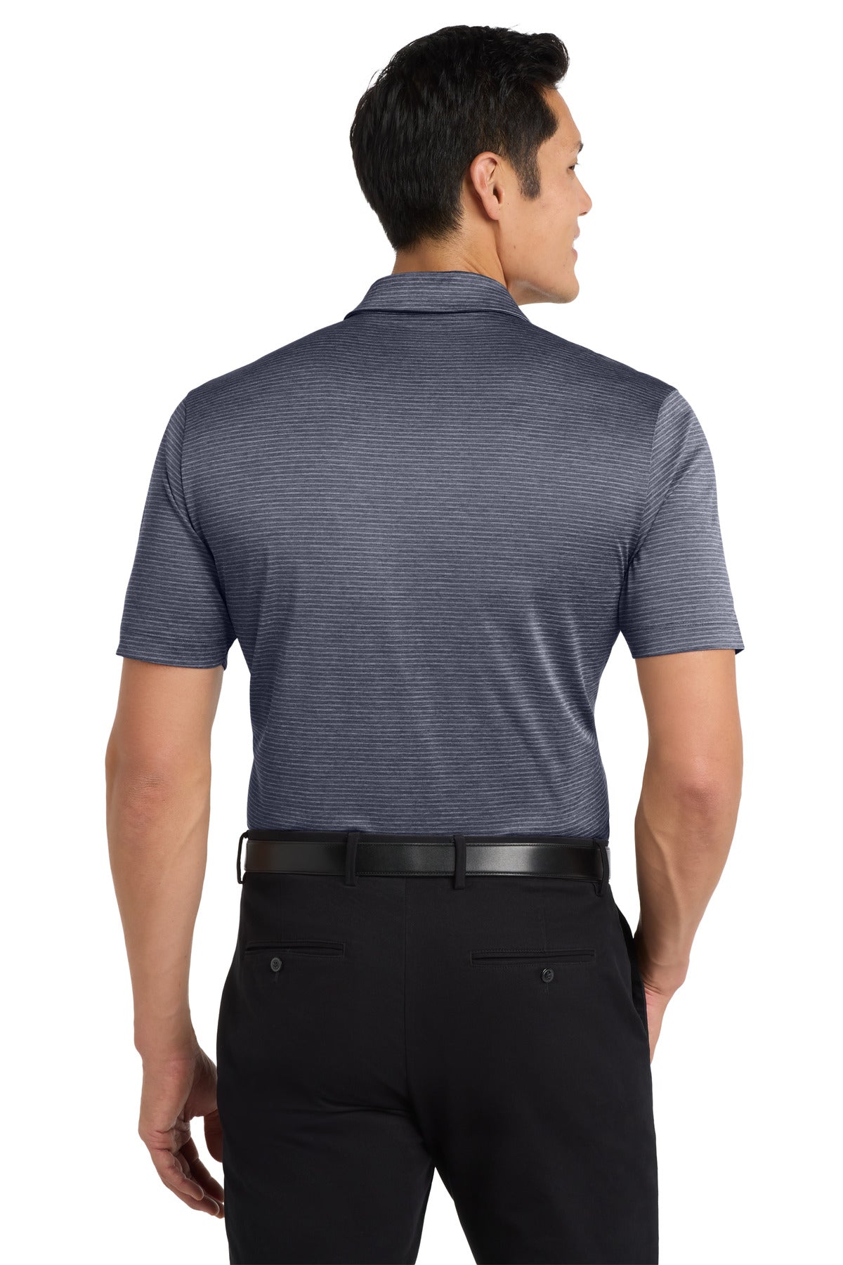 Custom Embroidered Port Authority  Shadow Stripe Polo. K585,River Blue Navy