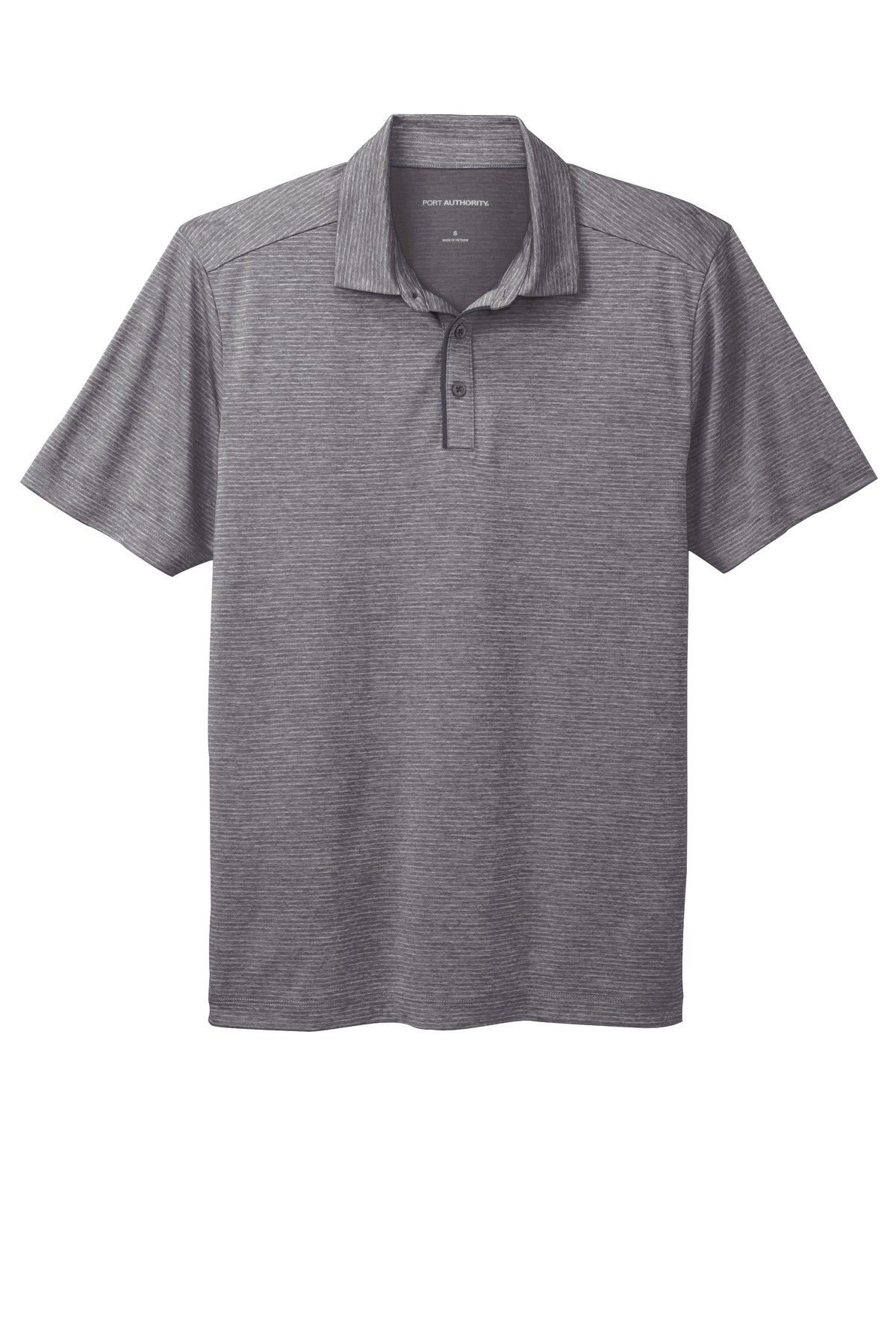 Custom Embroidered Port Authority Polos/Knits in Shadow Grey