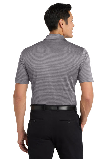 Custom Embroidered Port Authority  Shadow Stripe Polo. K585,Shadow Grey