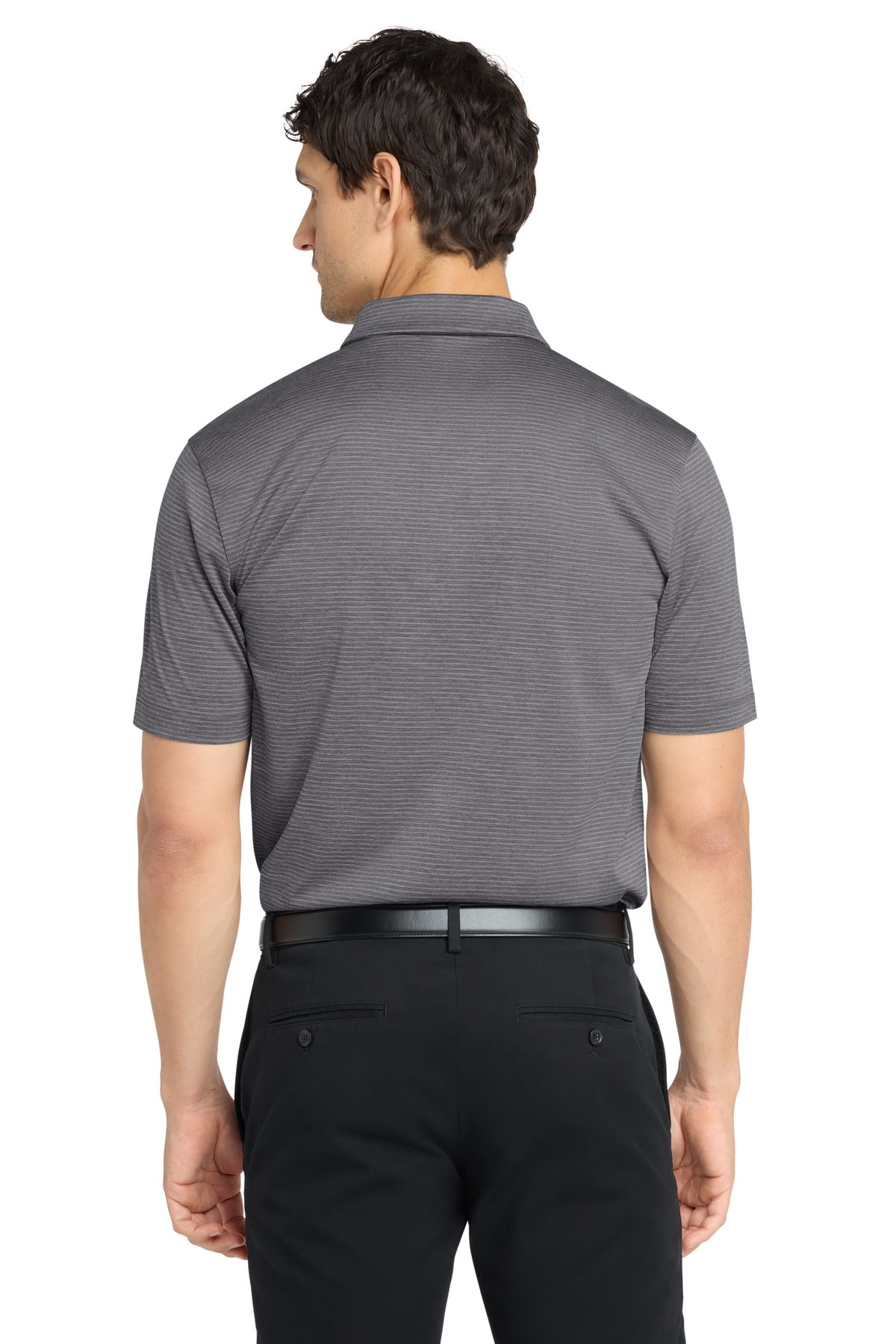 Custom Embroidered Port Authority Polos/Knits in Shadow Grey
