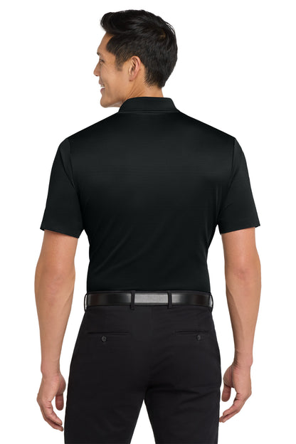 Custom Embroidered Port Authority  Eclipse Stretch Polo. K587,Deep Black