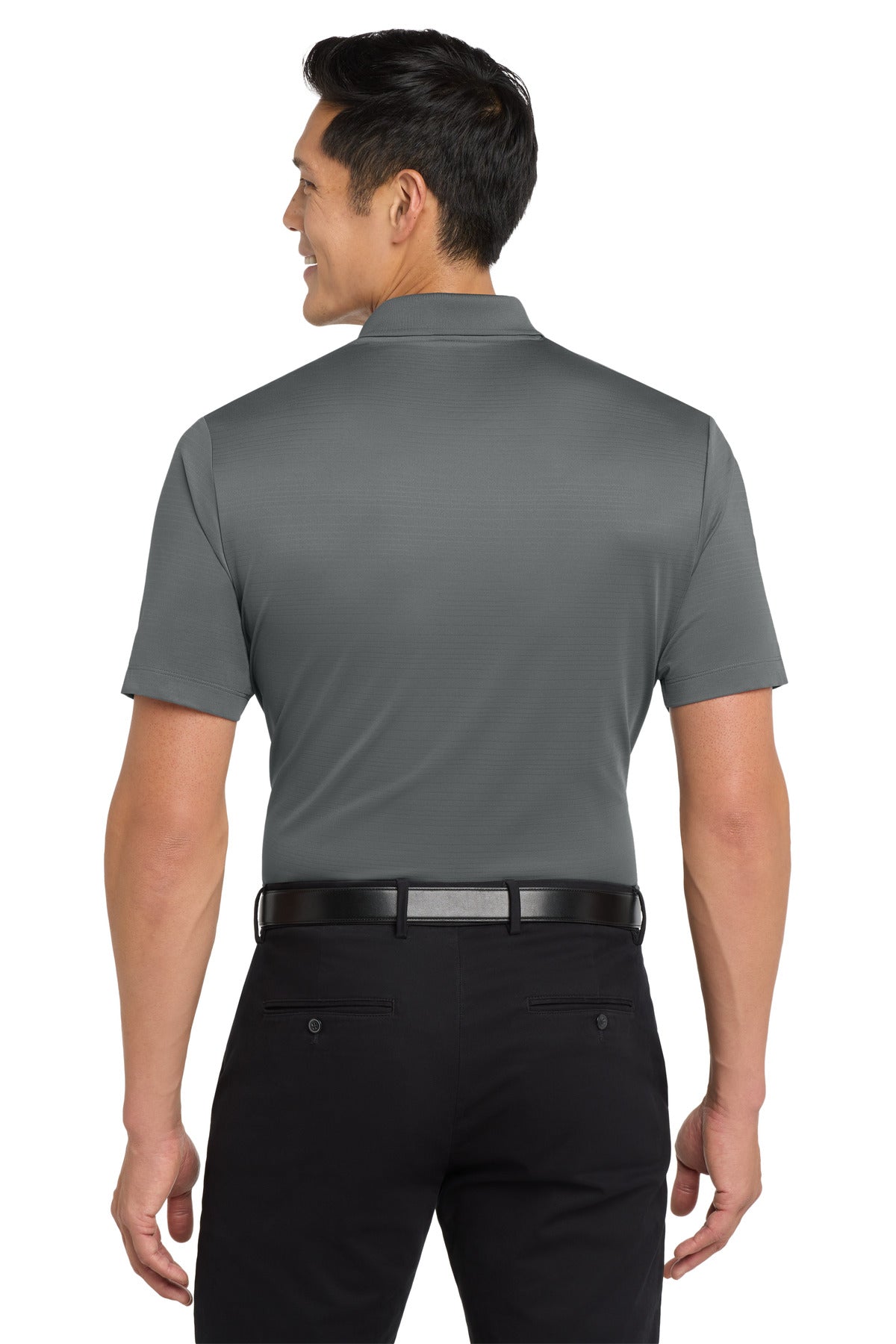 Custom Embroidered Port Authority  Eclipse Stretch Polo. K587,Shadow Grey