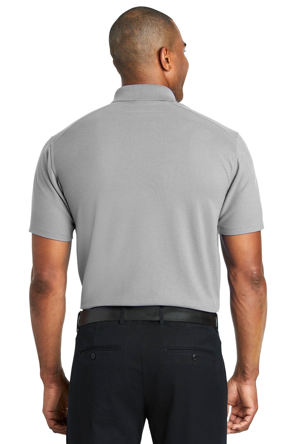 Custom Embroidered Port Authority  EZPerformance  Pique Polo. K600,Gusty Grey