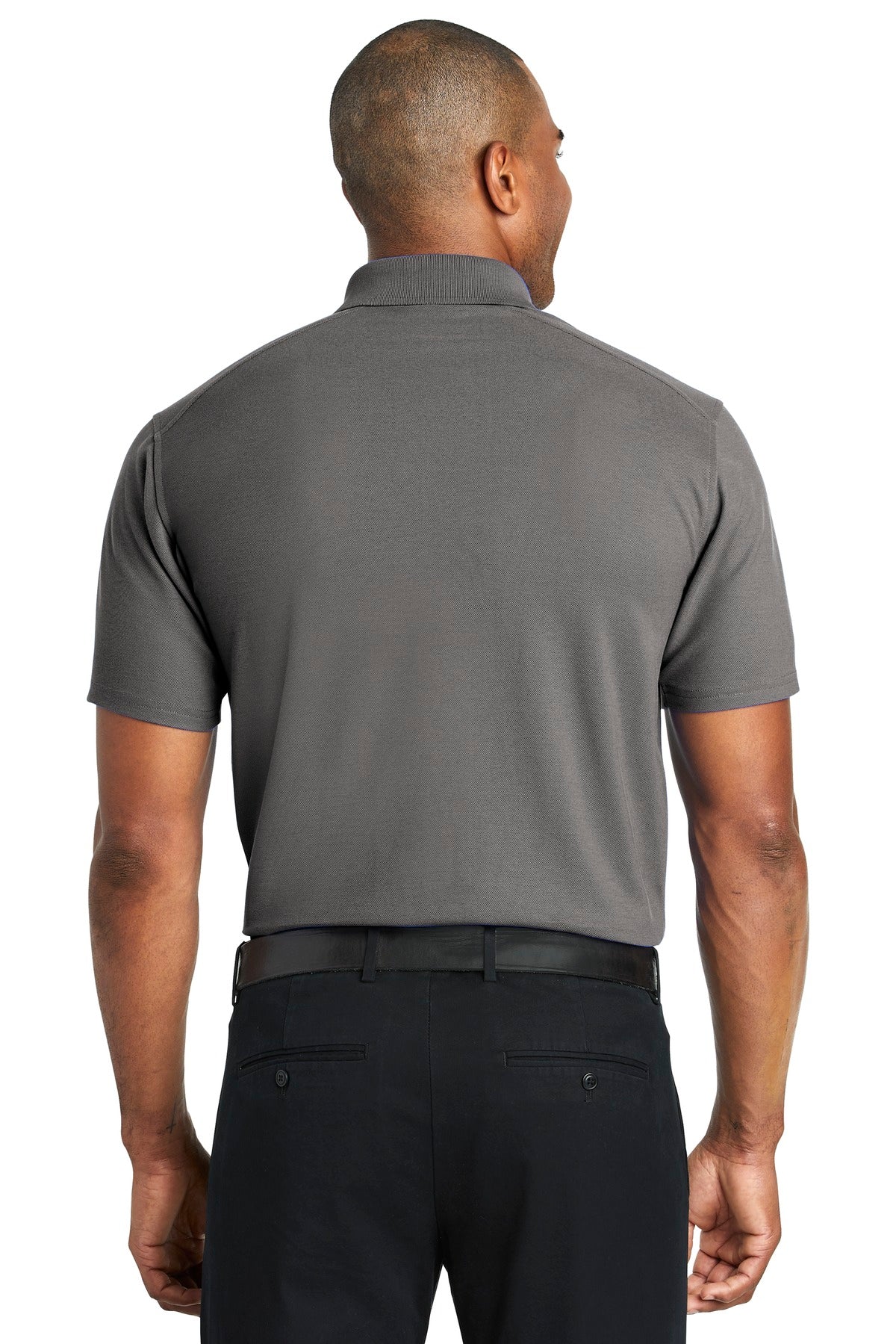 Custom Embroidered Port Authority  EZPerformance  Pique Polo. K600,Sterling Grey