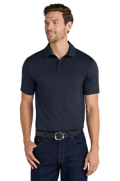 Custom Embroidered Port Authority Polos in River Blue Navy