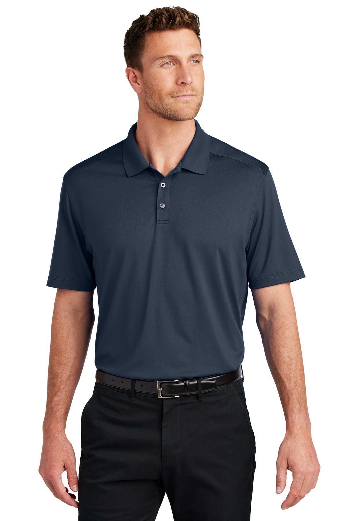 Custom Embroidered Port Authority Polos/Knits in River Blue Navy