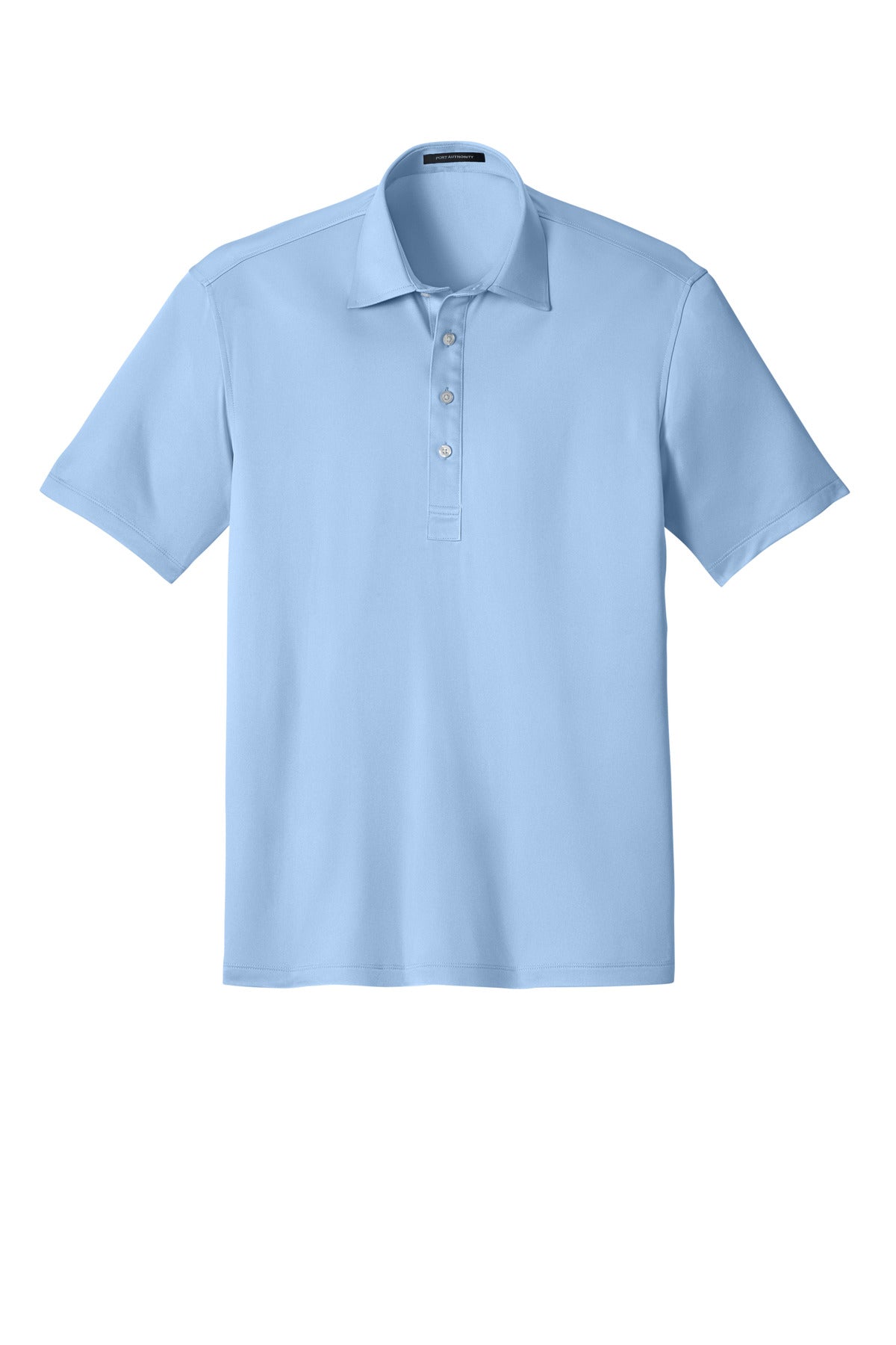 Custom Embroidered Port Authority Polos/Knits in Cloud Blue
