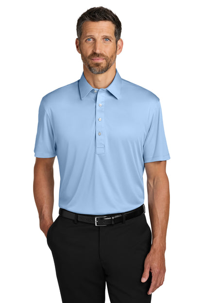 Custom Embroidered Port Authority Polos/Knits in Cloud Blue