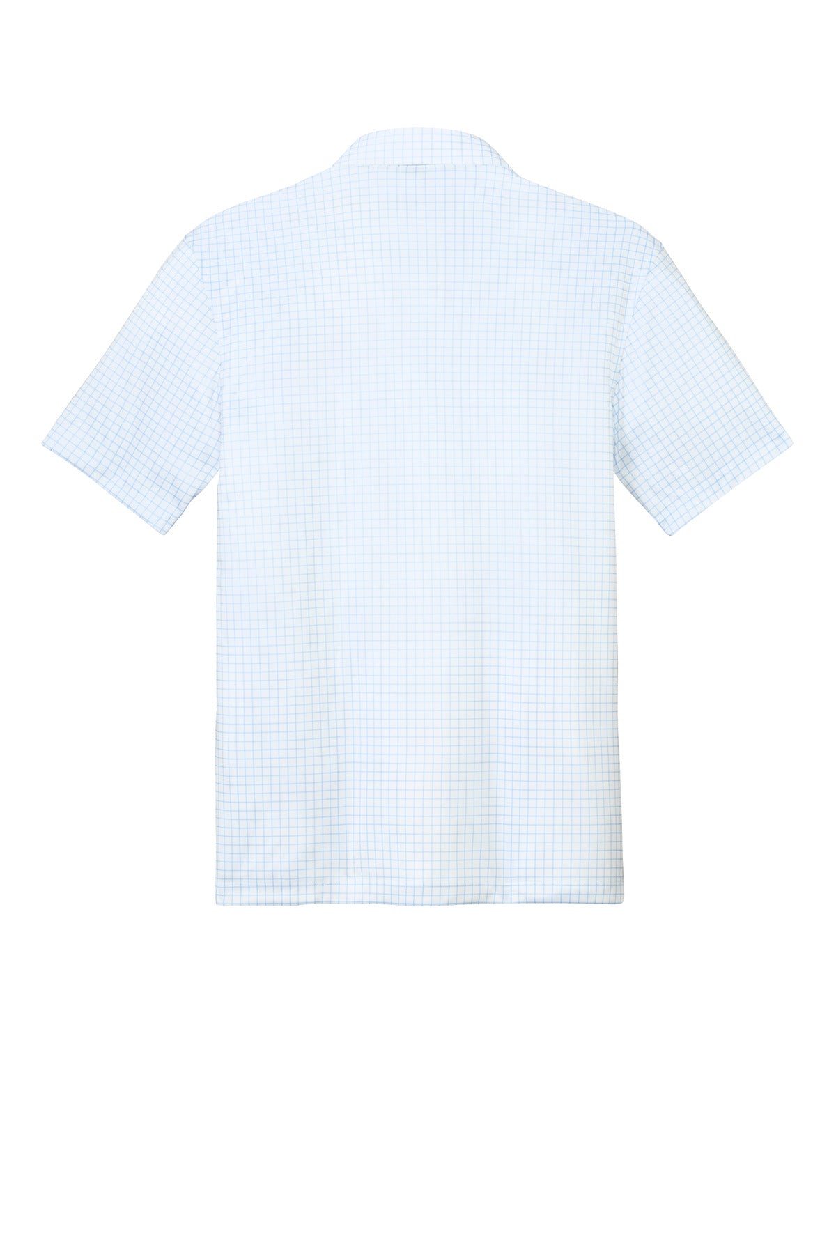 Custom Embroidered Port Authority Polos/Knits in Cloud Blue Check