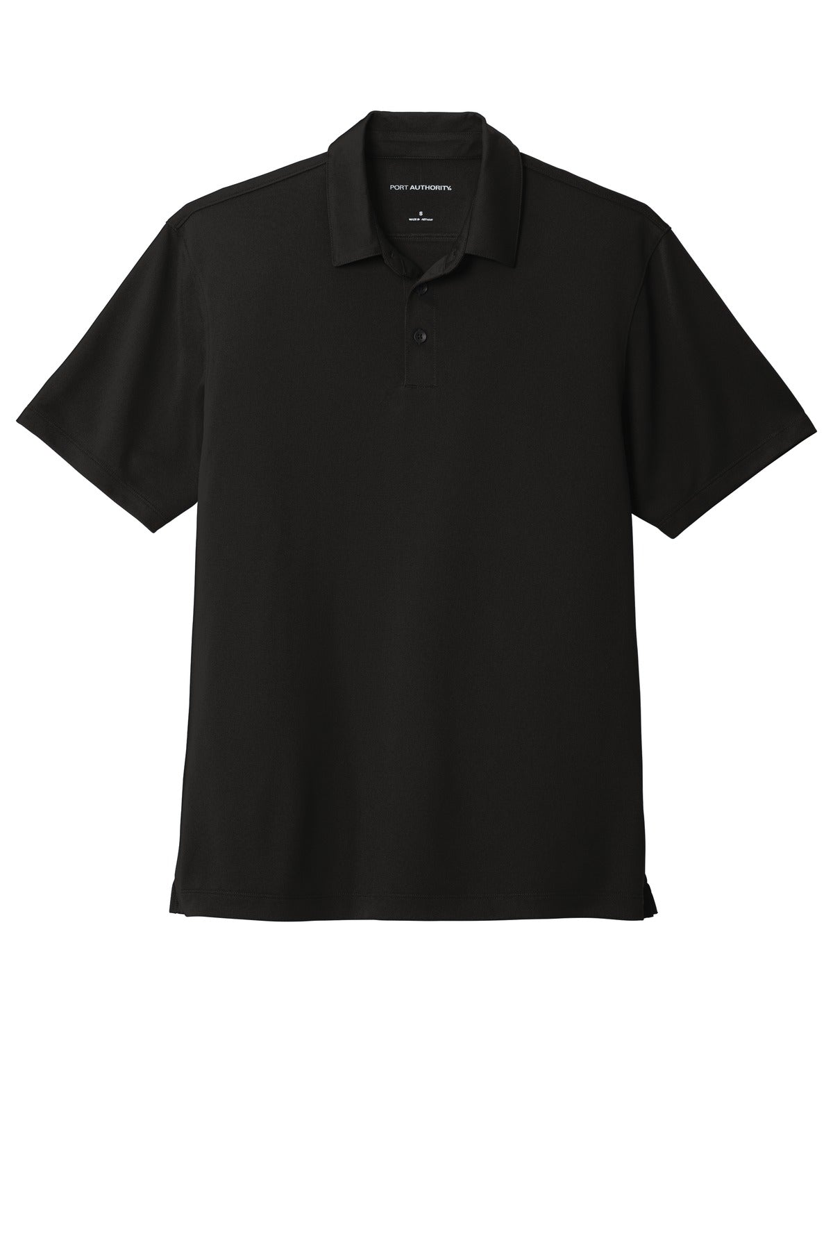 Custom Embroidered Port Authority Polos/Knits in Black