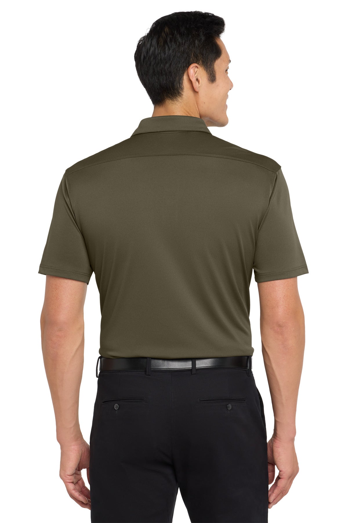 Custom Embroidered Port Authority Polos/Knits in Deep Olive