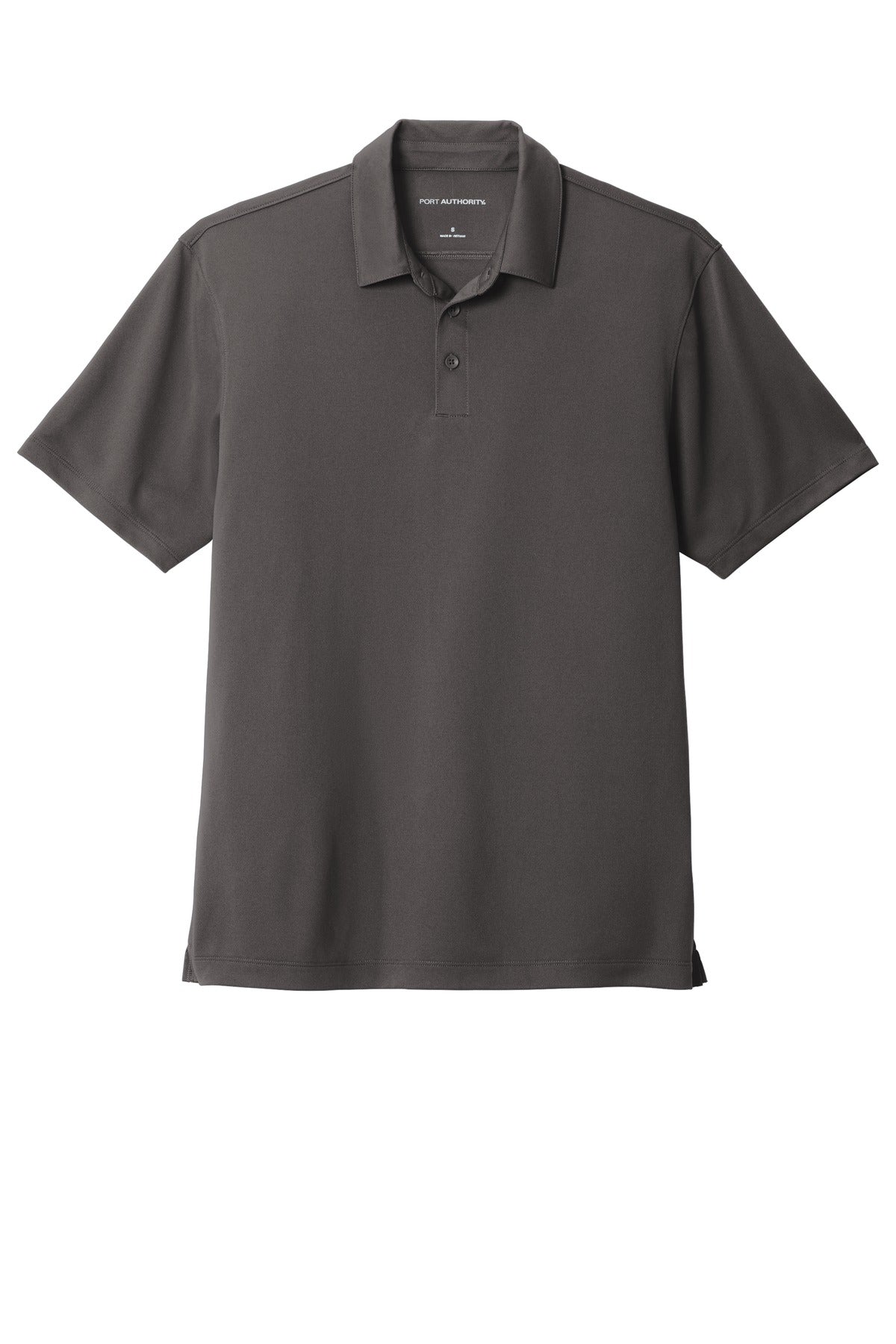Custom Embroidered Port Authority Polos/Knits in Sterling Grey