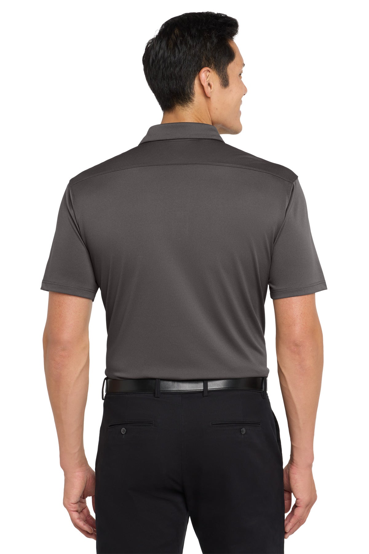 Custom Embroidered Port Authority Polos/Knits in Sterling Grey