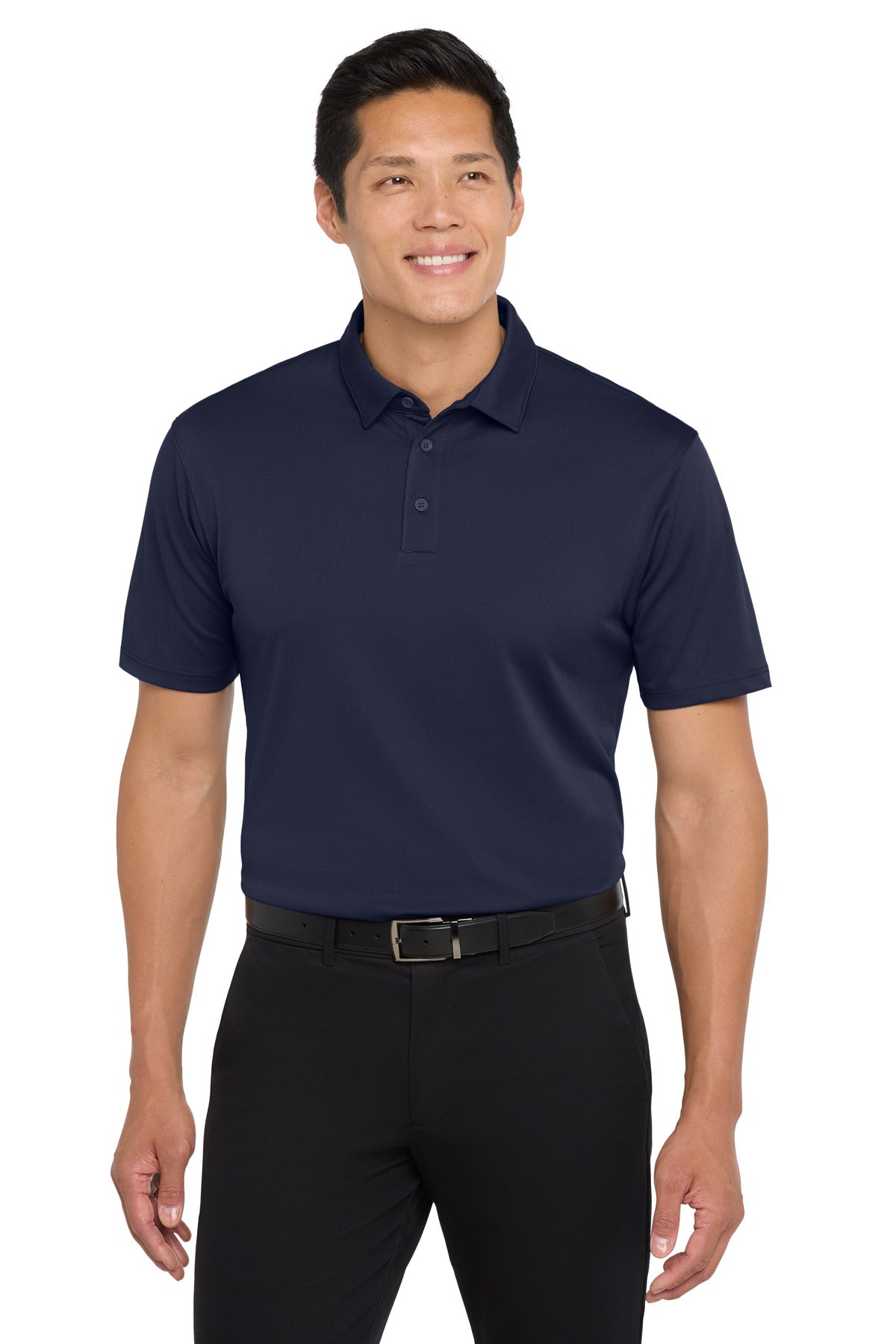 Custom Embroidered Port Authority Polos/Knits in True Navy