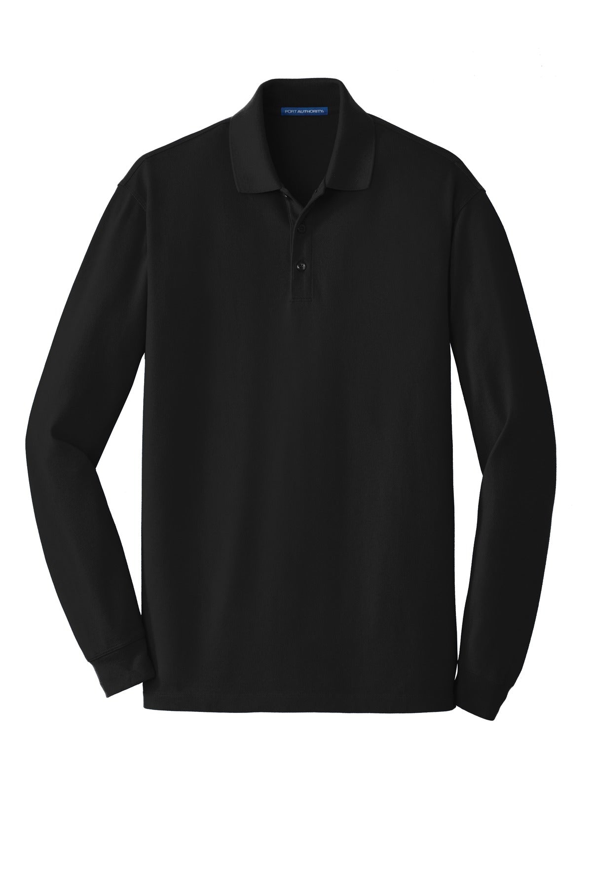 Custom Embroidered Port Authority Polos/Knits in Black