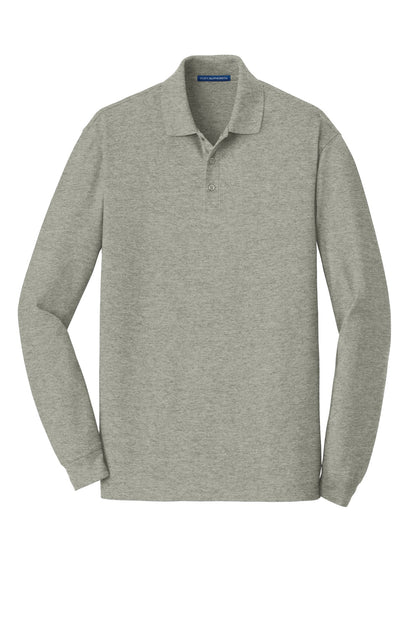 Custom Embroidered Port Authority Polos/Knits in Oxford Heather
