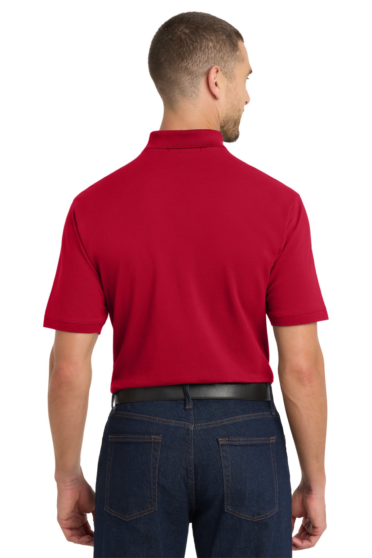 Custom Embroidered Port Authority Polos/Knits in Apple Red