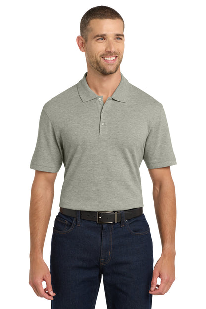 Custom Embroidered Port Authority Polos/Knits in Oxford Heather