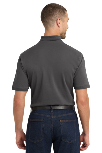 Custom Embroidered Port Authority Polos/Knits in Sterling Grey