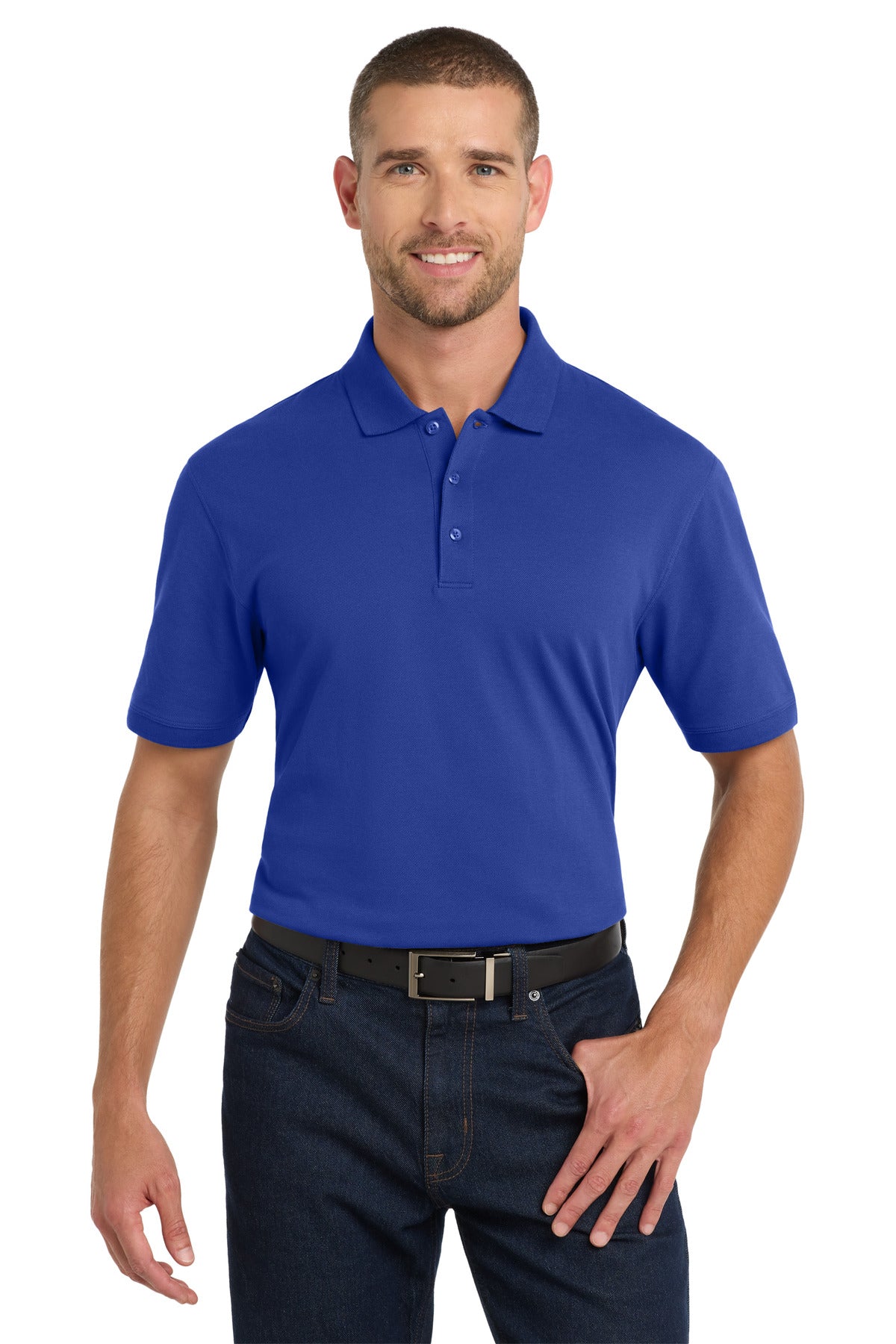 Custom Embroidered Port Authority Polos/Knits in True Royal
