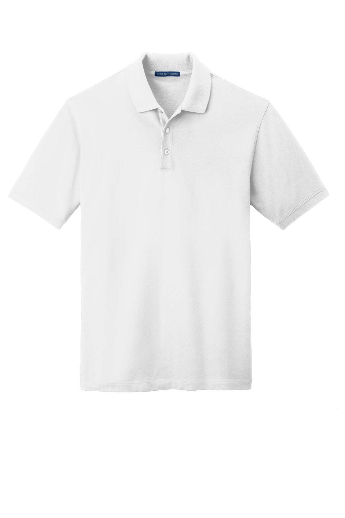 Custom Embroidered Port Authority Polos/Knits in White