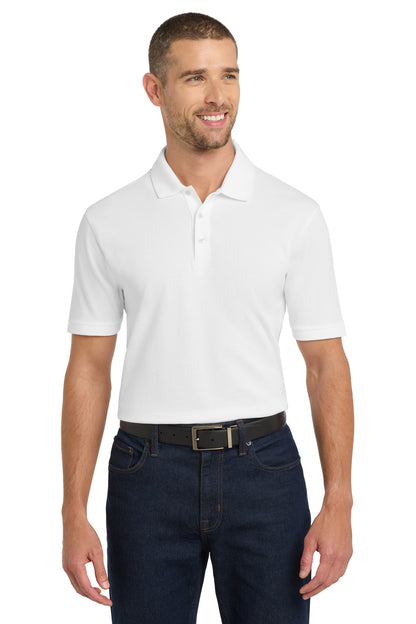 Custom Embroidered Port Authority Polos/Knits in White