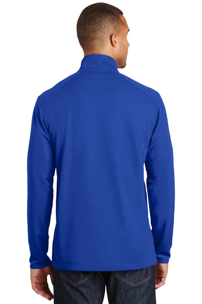 Custom Embroidered Port Authority Pinpoint Mesh 1/2-Zip. K806,True Royal
