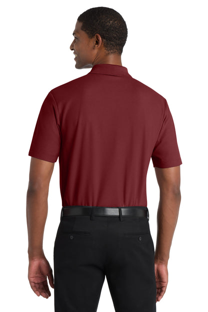 Custom Embroidered Port Authority Polos in Burgundy