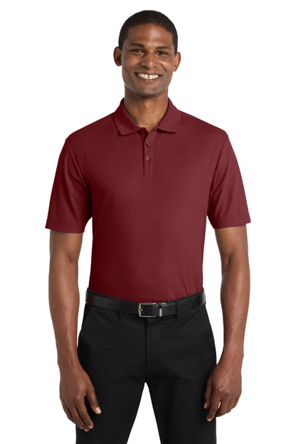 Custom Embroidered Port Authority Polos in Burgundy