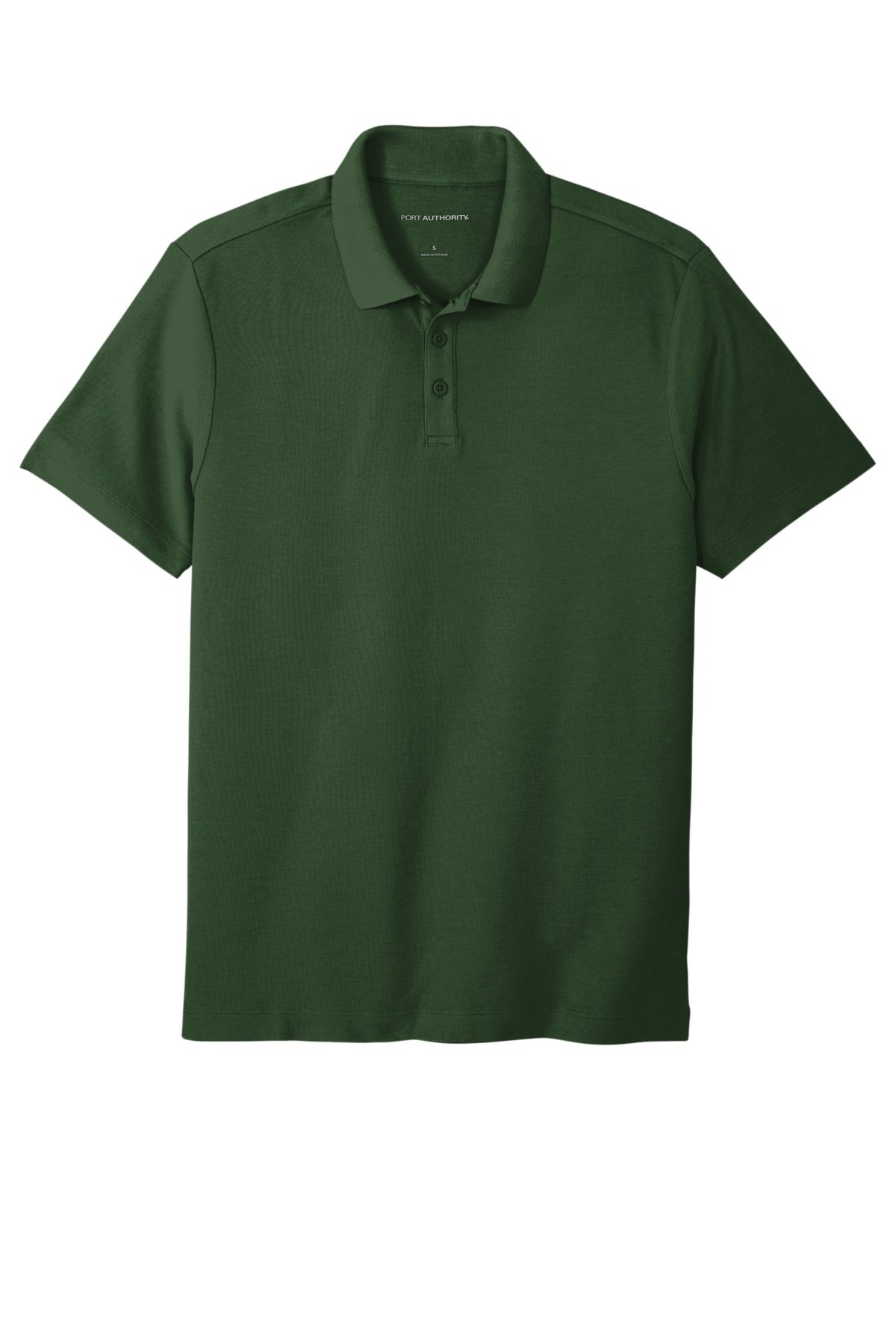 Custom Embroidered Port Authority Polos in Dark Green