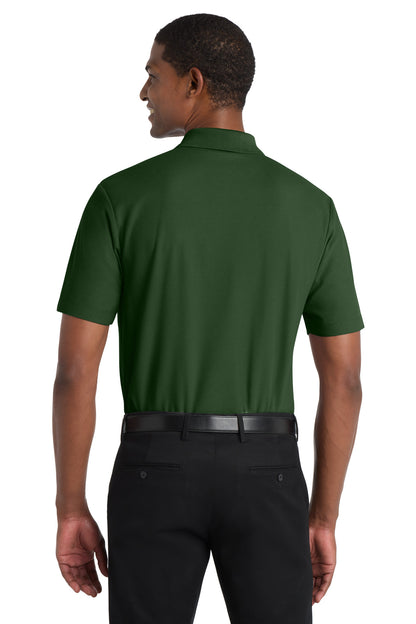 Custom Embroidered Port Authority Polos in Dark Green