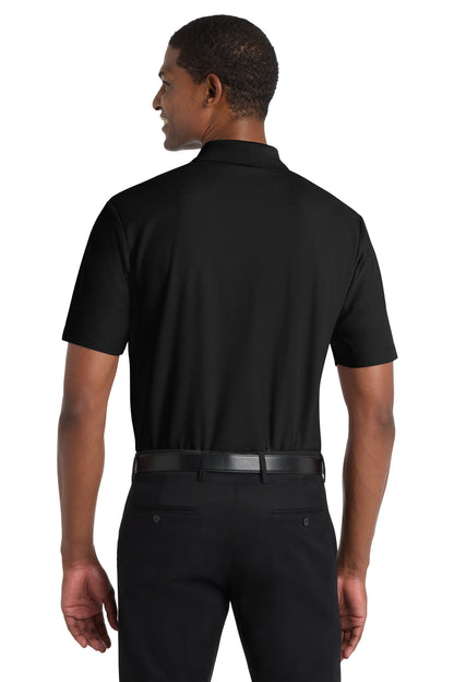 Custom Embroidered Port Authority  SuperPro React  Polo. K810,Deep Black