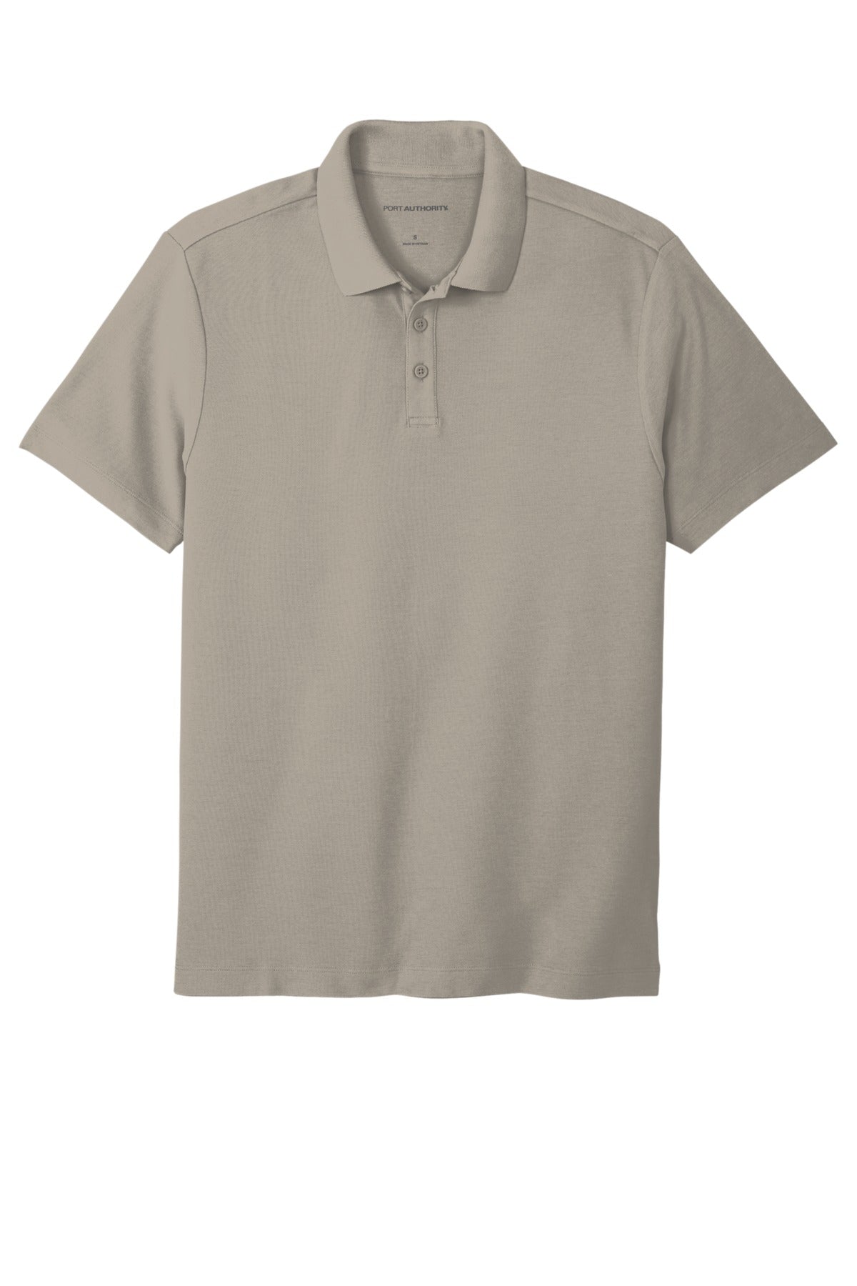 Custom Embroidered Port Authority Polos in Gusty Grey