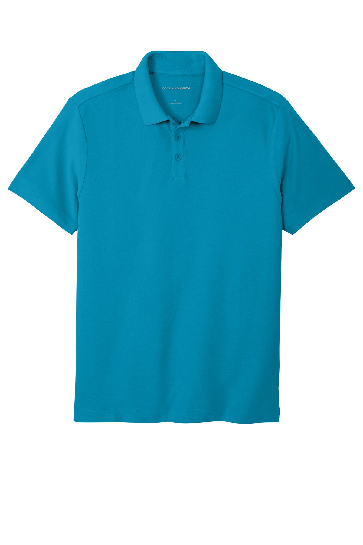 Custom Embroidered Port Authority Polos in Parcel Blue