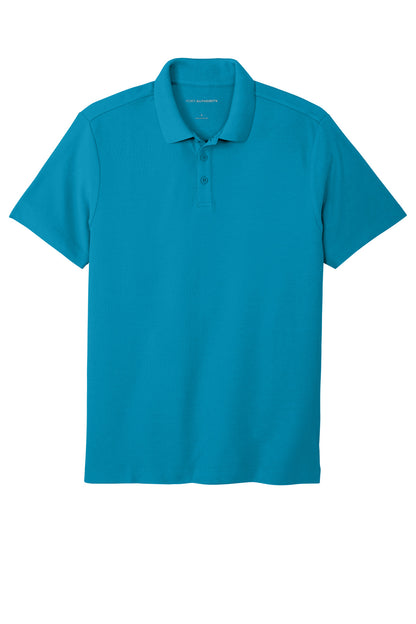 Custom Embroidered Port Authority Polos in Parcel Blue