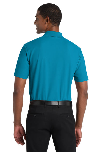 Custom Embroidered Port Authority Polos in Parcel Blue