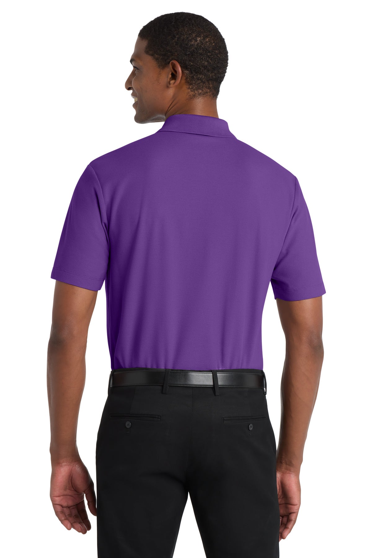 Custom Embroidered Port Authority Polos in Purple