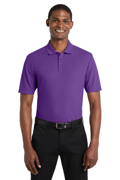 Custom Embroidered Port Authority Polos in Purple