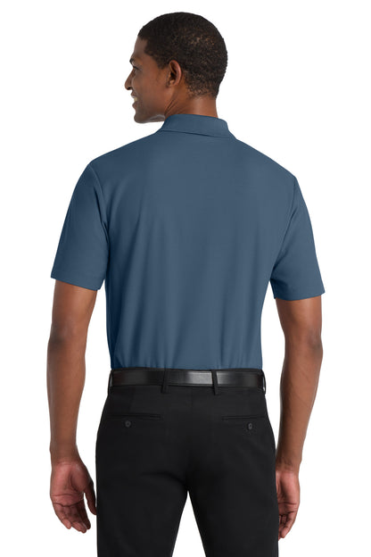 Custom Embroidered Port Authority Polos in Regatta Blue