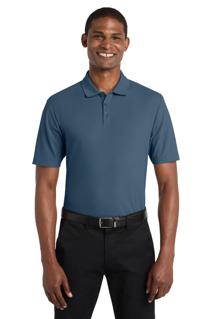 Custom Embroidered Port Authority Polos in Regatta Blue