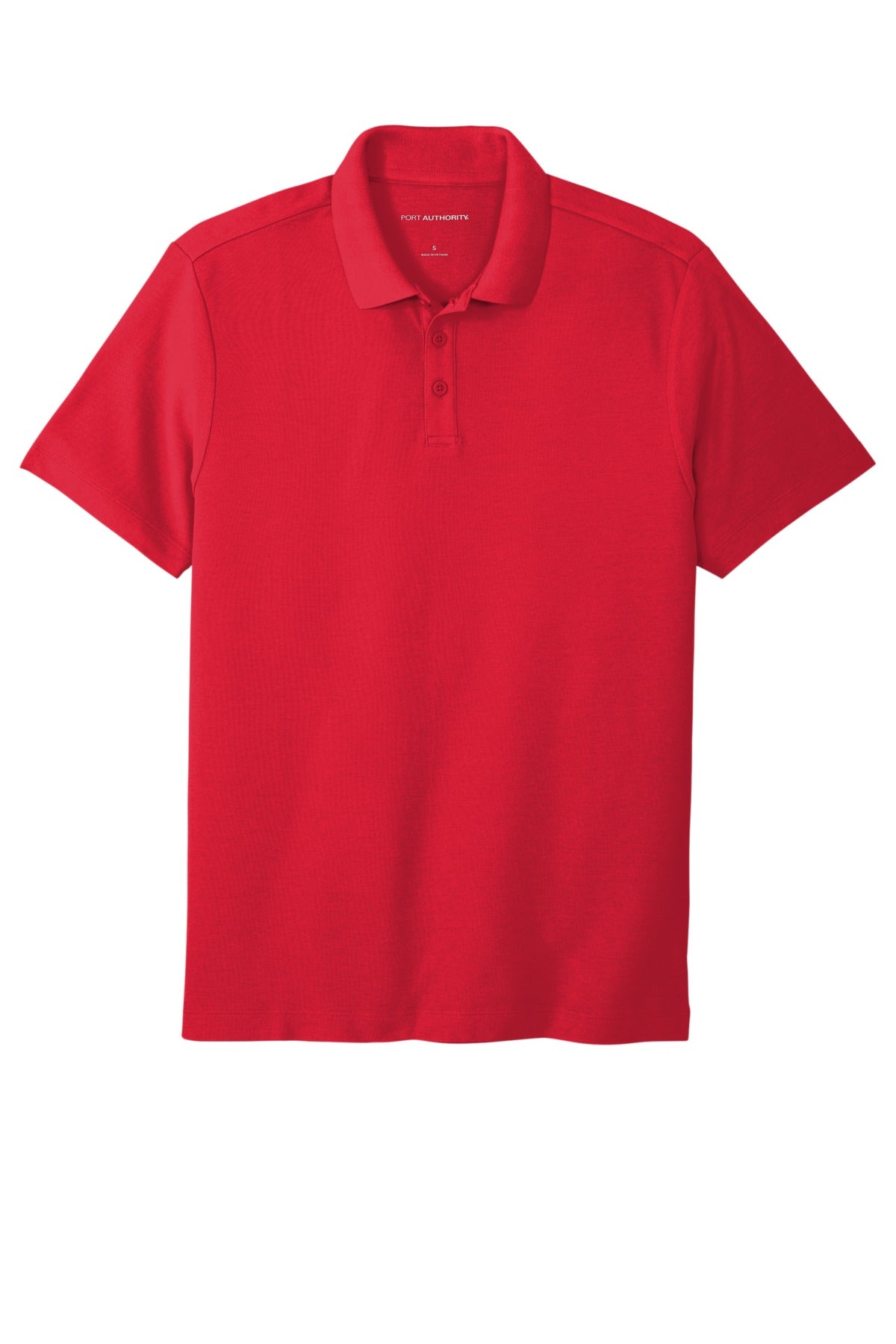 Custom Embroidered Port Authority Polos in Rich Red