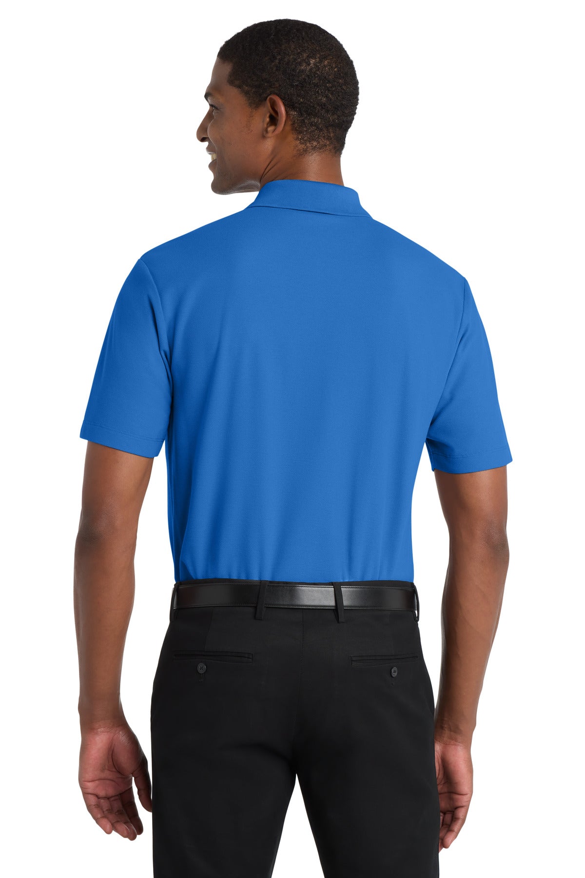 Custom Embroidered Port Authority Polos in Strong Blue