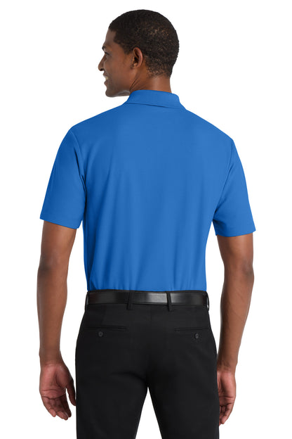 Custom Embroidered Port Authority Polos in Strong Blue
