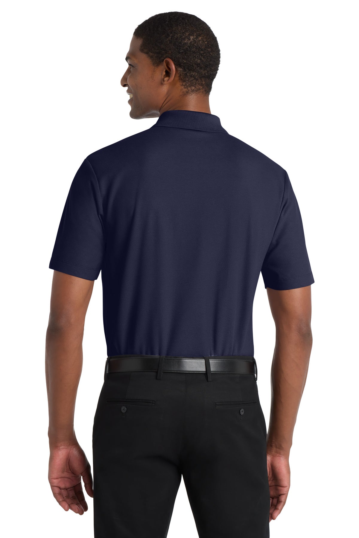 Custom Embroidered Port Authority  SuperPro React  Polo. K810,True Navy