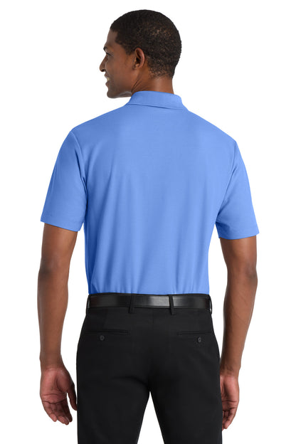 Custom Embroidered Port Authority Polos in Ultramarine Blue