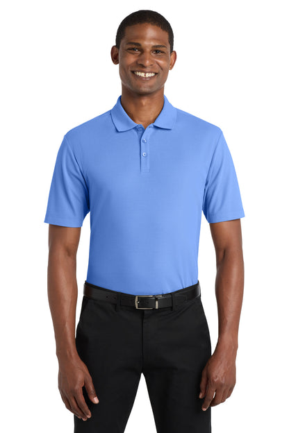 Custom Embroidered Port Authority Polos in Ultramarine Blue
