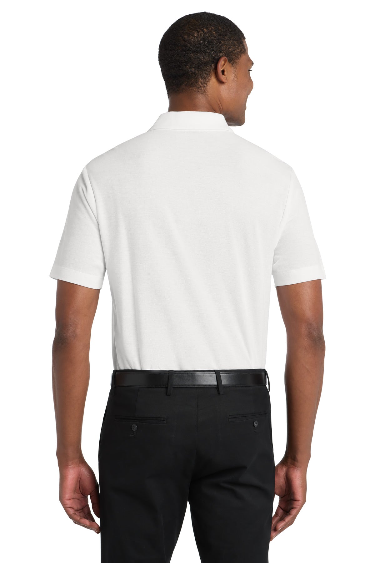 Custom Embroidered Port Authority Polos in White