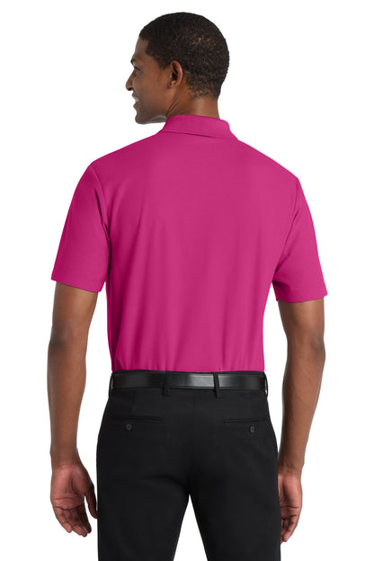 Custom Embroidered Port Authority Polos in Wild Berry