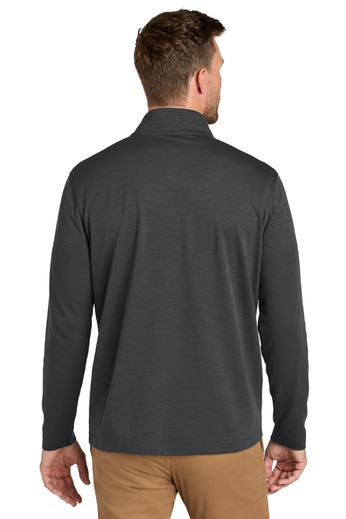 Custom Embroidered Port Authority Breakwater 1/4-Zip Pullover K820,Grey Steel