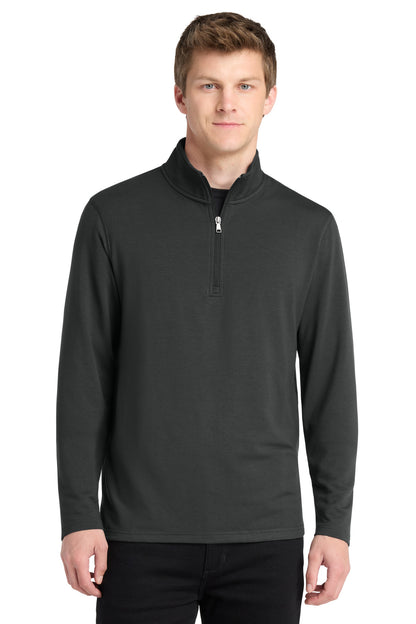 Custom Embroidered Port Authority Sweatshirts in Charcoal